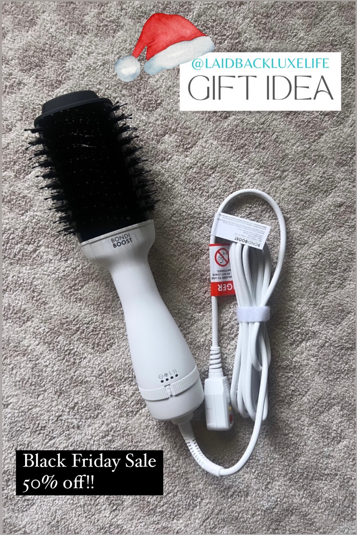 Bondi Boost Black Friday sale 50% off sitewide! Bondi Boost Sale, I love a quick blowout I can do from the comfort of my own home! I use a similar blowout brush that cuts down my blowdry drastically but I’ve had my eye on a new one. This blowout brush is on major sale 50% off so I snagged it! Black Friday deal, Black Friday sale, sale alert, beauty sale, gifts for her, gift idea, gift for teen girl, would make a great gift, #LaidbackLuxeLife

Follow me for more fashion finds, beauty faves, and lifestyle, home decor, sales and more! So glad you’re here!! XO, Karma

#LTKGiftGuide #LTKCyberWeek #LTKSeasonal