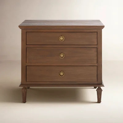 Hubbard 3 - Drawer Nightstand | Wayfair North America