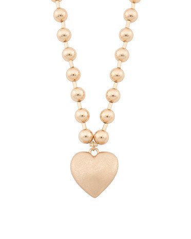 Heart Pendant Necklace | TJ Maxx