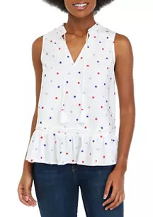 Women's Crochet Peasant Top | Belk