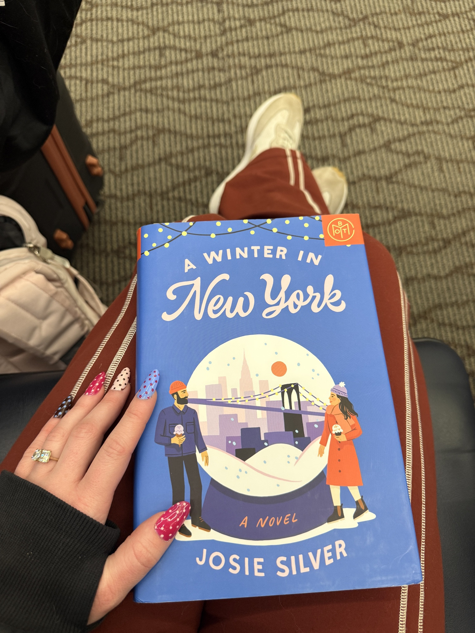 Reading A Winter in New York on my way to New York just felt right. ✈️🤍 Such a perfect airplane read—light, romantic, but still emotional in the best way. If you’re looking for an easy romance book recommendation, this one is so good.
#ltkreads #romancebooks #airportreads #currentlyreading #bookrecommendations

#LTKTravel #LTKdayinmylife #LTKstorytime