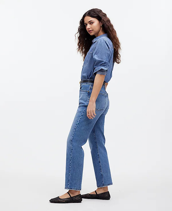 The '90s Straight Crop Jean | Madewell | Madewell