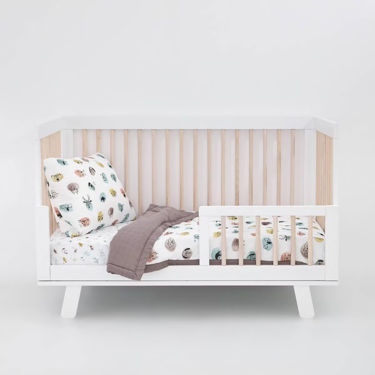 Little Unicorn Muslin Toddler Bedding Set - Dino Names | Target