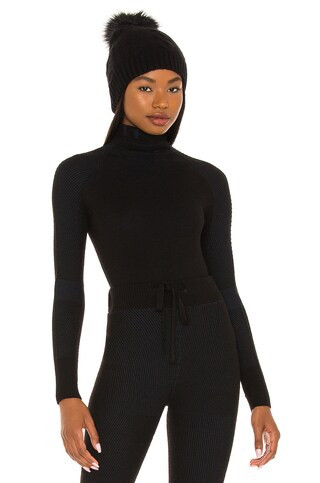 HOLDEN Airwarm High Neck Top in Black from Revolve.com | Revolve Clothing (Global)