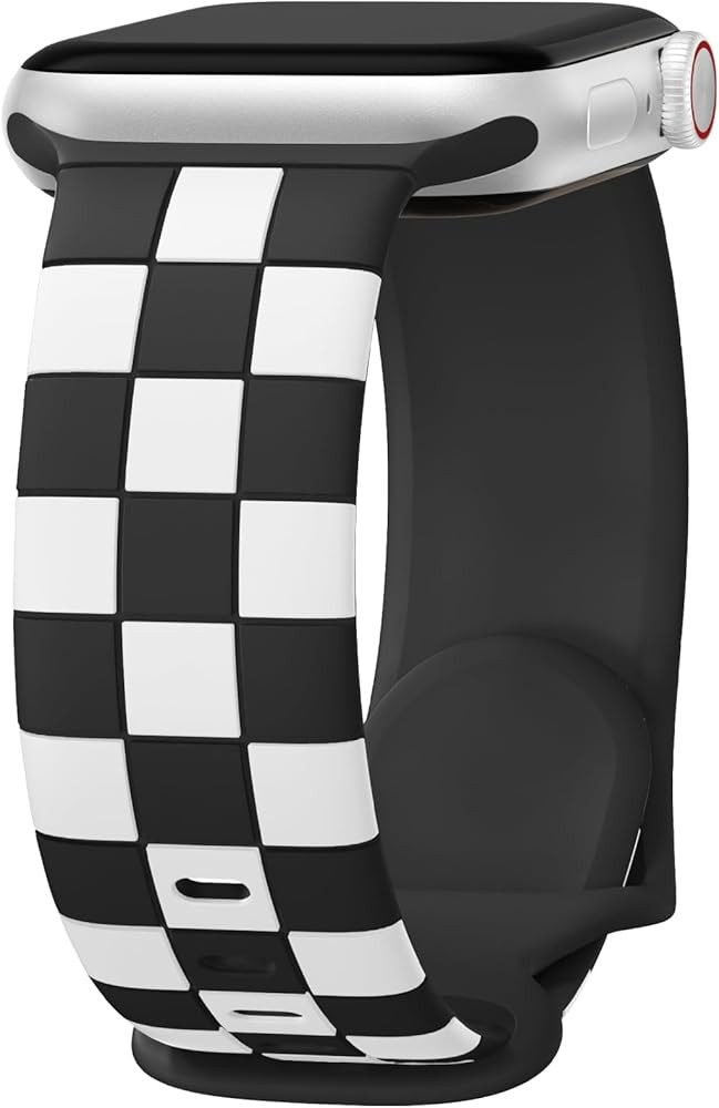 DaQin Checkered Band Compatible with Apple Watch Bands for Women 40mm 41mm 42mm 38mm 44mm 45mm 46... | Amazon (US)