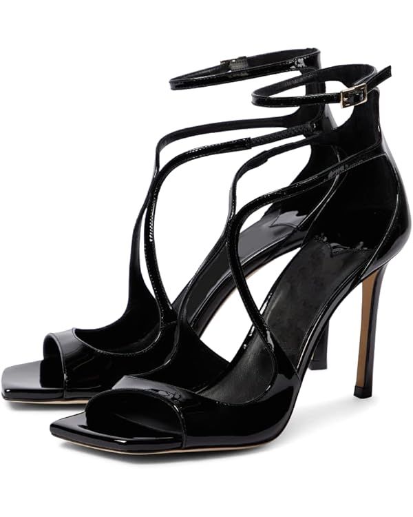 Vertundy Women's Stiletto Heeled Sandals - Ankle Strap Square Toe High Stiletto Heels Strappy Dre... | Amazon (US)