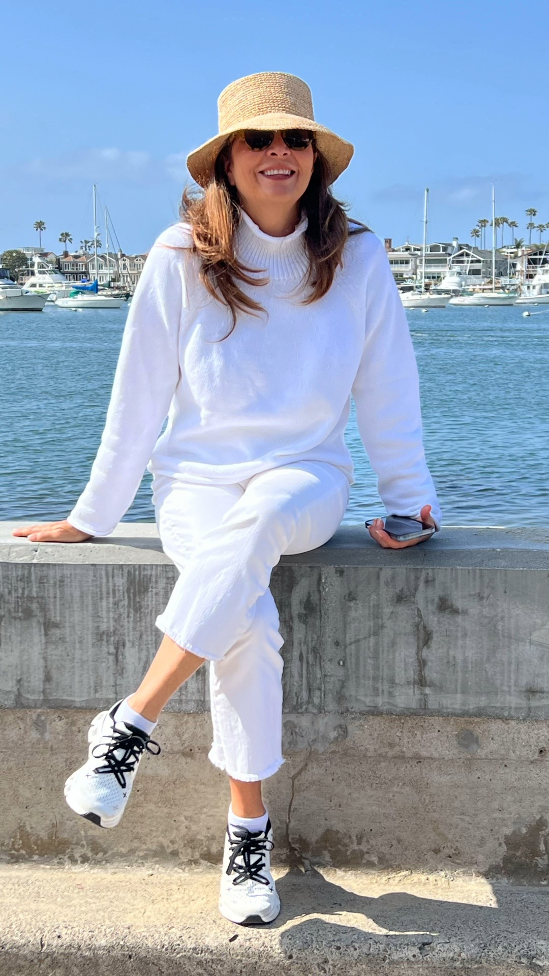 I’m 5’4” and wearing my usual size M in these comfortable cotton sweaters 

#LTKMidsize #LTKStyleTip #LTKOver40