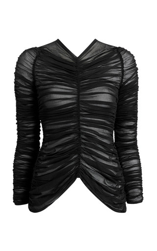 Haven Ruched Silk-Blend Top | Moda Operandi (Global)
