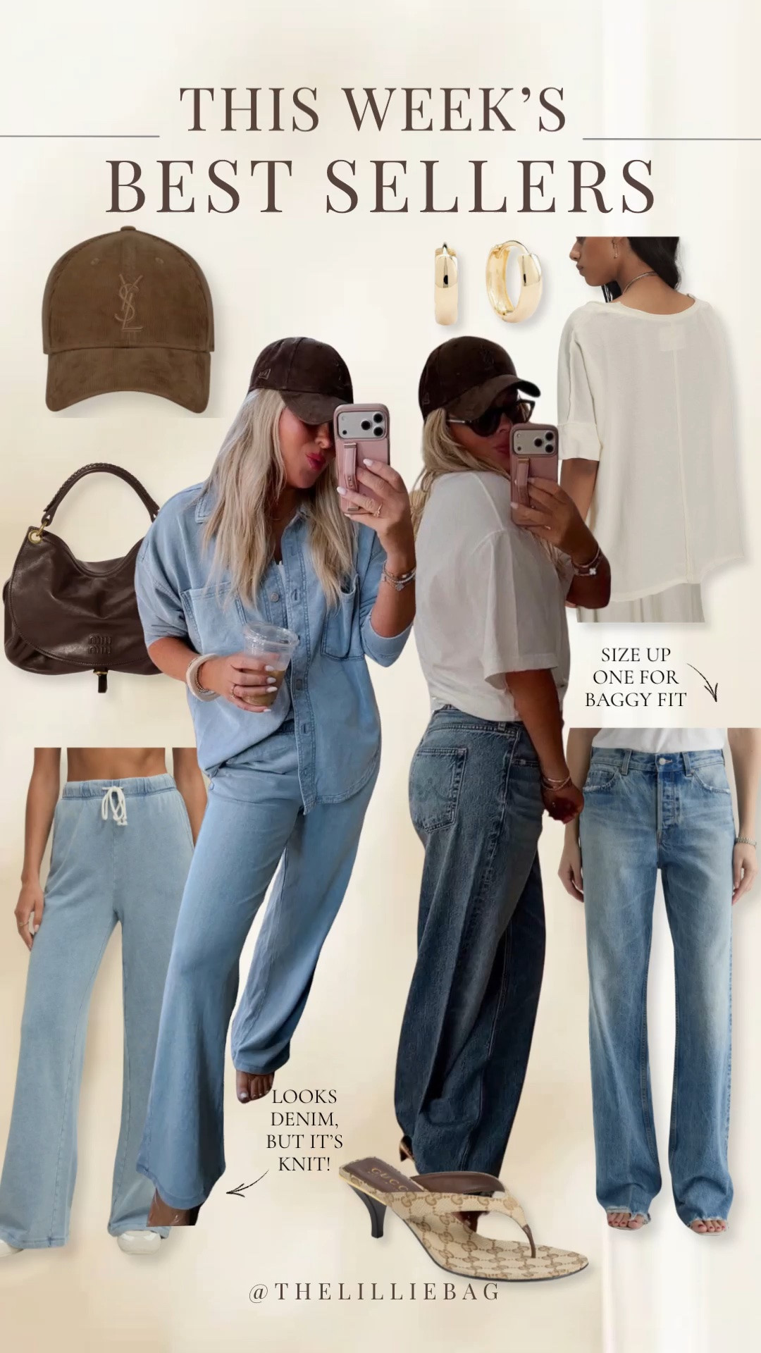 This weeks top sellers! 

In my baggy jean era and so here for this! I am loving this trend but only in these exact jeans! lol- sized up one for baggier fit and I haven’t stopped wearing them! Love love LOVE them!

Fall style. Jeans. Denim. Summer outfit.

#LTKootd #LTKSeasonal