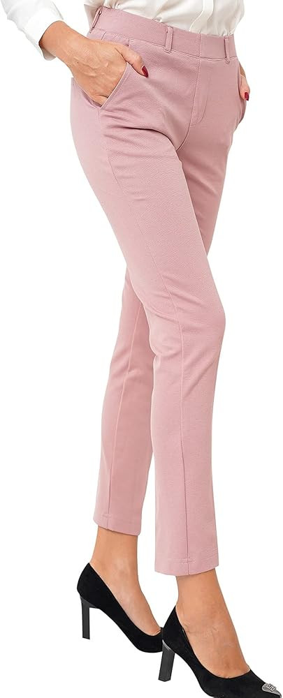Marycrafts Women's Pull On Stretch Yoga Dress Business Work Pants | Amazon (US)