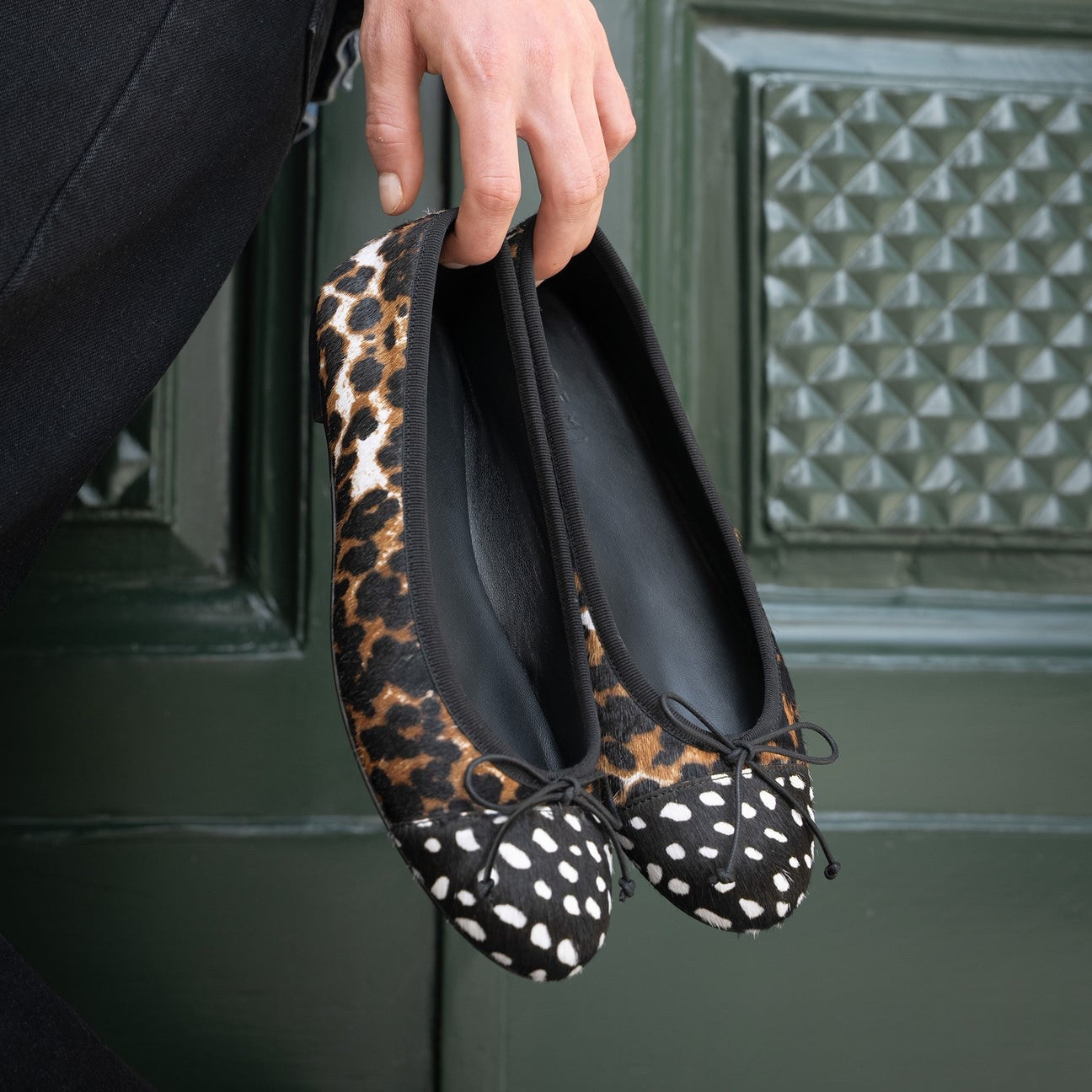 The Rosa
M. Gemi 

A classic ballerina, crafted from leopard-print calf hair with a contrast fawn-print cap toe. The Rosa’s grosgrain ribbon trim and the waxed thread bow not only add a feminine finish; the bow is also ever so slightly adjustable to help you get a more perfect fit.

#LTKootd #LTKTravel #LTKWorkwear