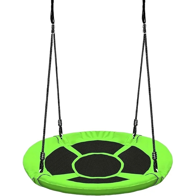 38 Inch Saucer Tree Swing for Kids - Outdoor Round Swing with Adjustable Straps 200LBS Weight Cap... | Walmart (US)