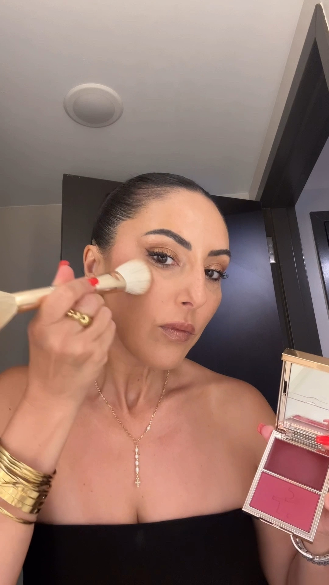 One swipe of cream, one tap of powder, and your blush stays flawless ALL day. Don’t walk… run. 💕



#LTKBeauty #LTKOver40 #LTKgrwm