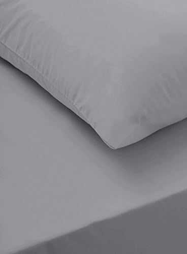 Sapphire Collection Percale Non Iron Silver Pair Of Pillowcases | Amazon (UK)