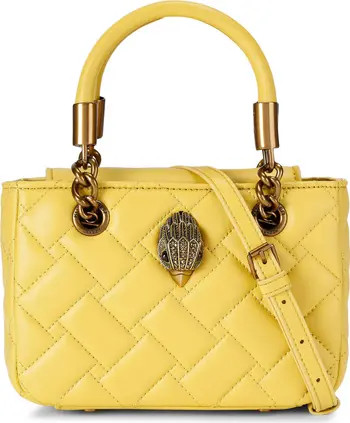 Kurt Geiger London Mini Square Kensington Quilted Leather Top Handle Bag | Nordstrom | Nordstrom