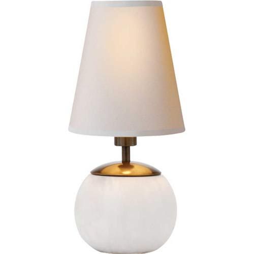 Visual Comfort Alabaster Tiny Terri Lamp Tob3051alb Np | Bellacor | Bellacor