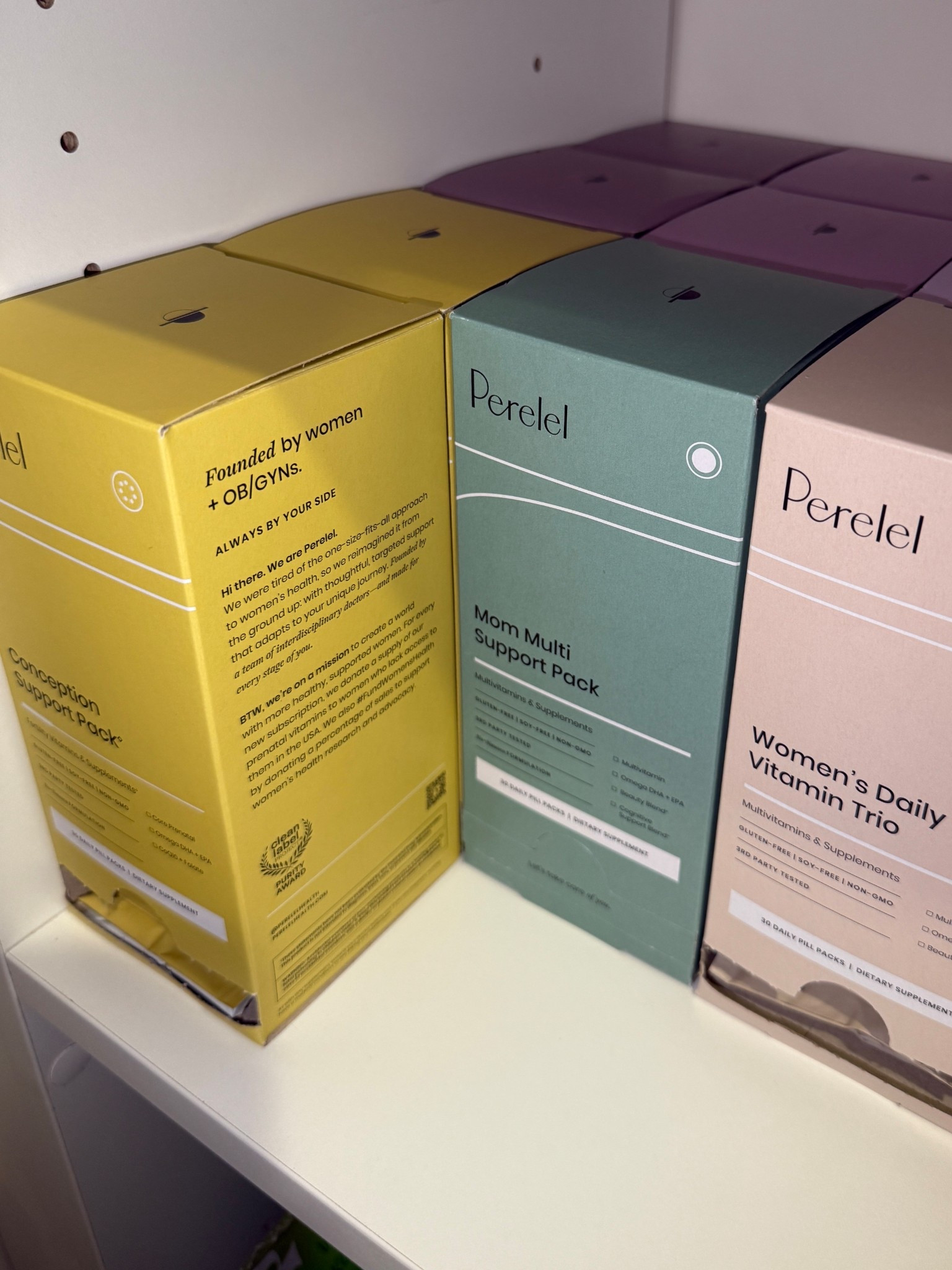 My vitamins are fully stocked! I used the conception support pack when we were going through IVF 👶🏼. Now I’m using the trimester specific packs. It is so convenient that they are individually packaged and I love that they are formulated by OBGYNs. “Ashleyh” saves you 15%! 

#LTKBaby #LTKBump #LTKmorningroutine