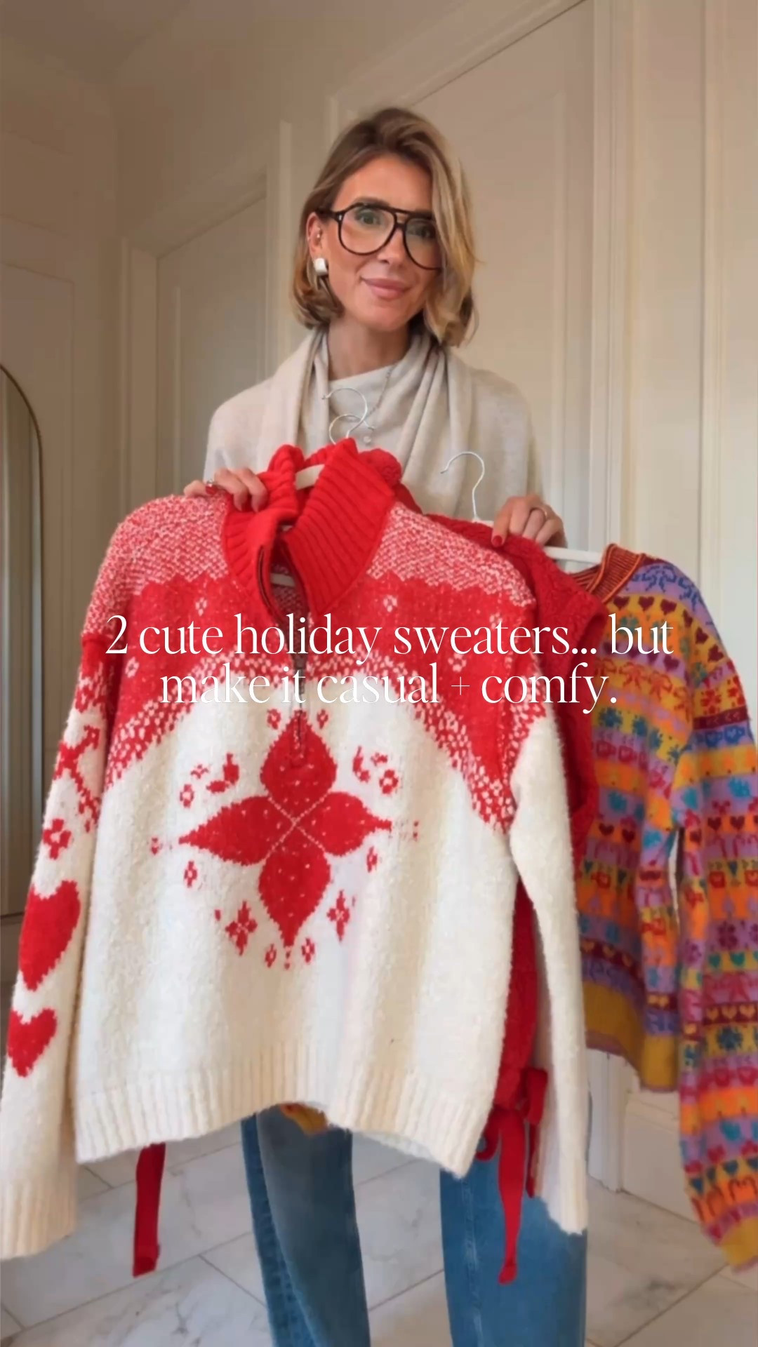 Cute holiday sweaters -m