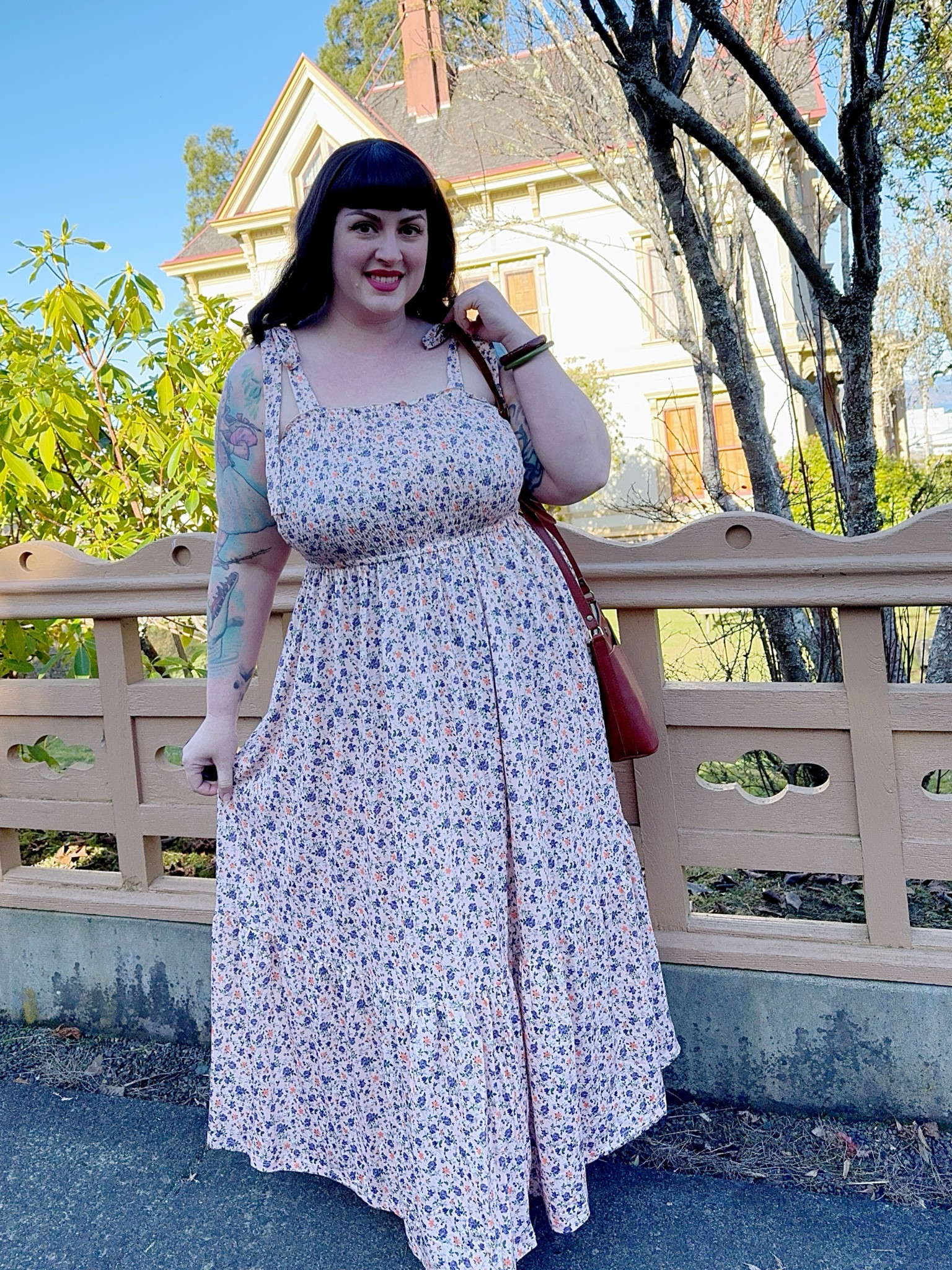 Spring floral tie strap maxi dresss

#LTKPlusSize #LTKFindsUnder50 #LTKOver40