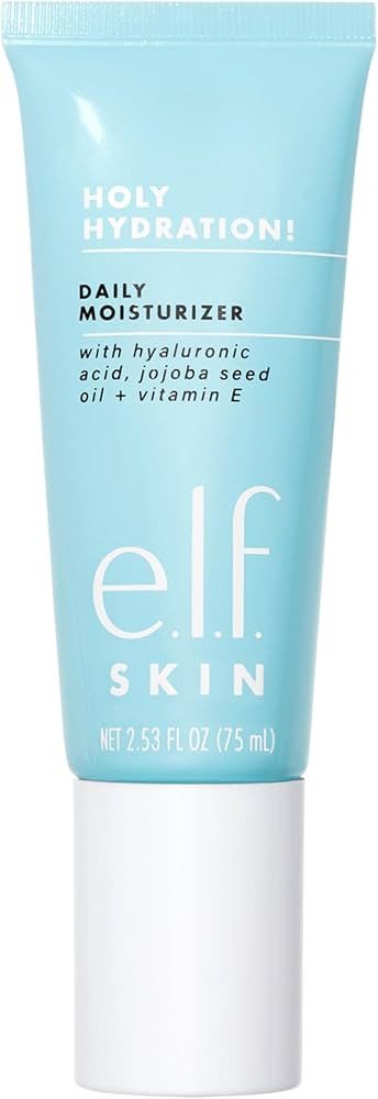e.l.f. SKIN Daily Hydration Moisturizer, Ultra-Hydrating Formula, Infused with Aloe, Jojoba Oil &... | Amazon (US)
