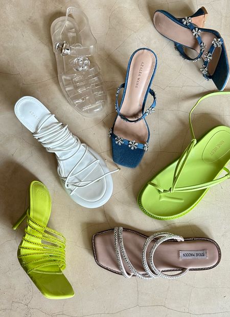 Summer sandals and slides 🩵🐠🥝👡

#LTKsalealert #LTKshoecrush #LTKxNSale