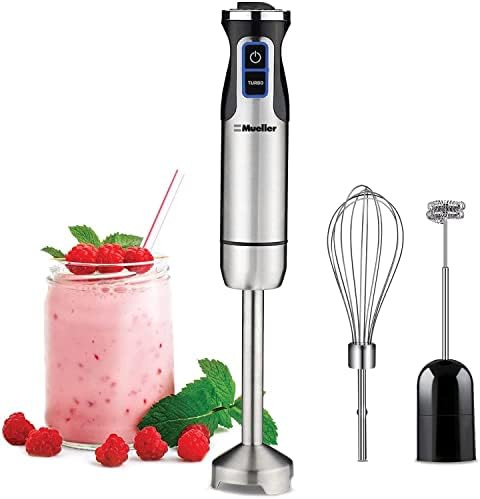 Mueller Ultra-Stick 500 Watt 9-Speed Immersion Multi-Purpose Hand Blender Heavy Duty Copper Motor... | Amazon (US)