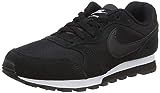 Nike Womens Md Runner 2 Black/Black/White Running Shoe 8 Women US | Amazon (US)