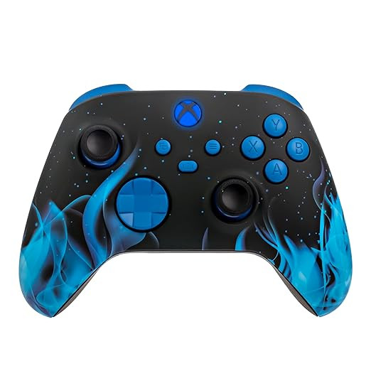Crazy Controllerz Customz Series Custom Wireless Controller for Xbox One Series X S PC - Blue Fla... | Amazon (US)