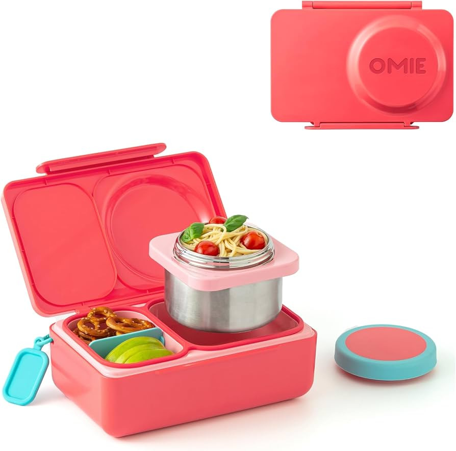 Omie OmieBox UP bento Box for Kids | Insulated Lunch Box | Leak Proof Vacuum Insulated Thermal Fo... | Amazon (US)