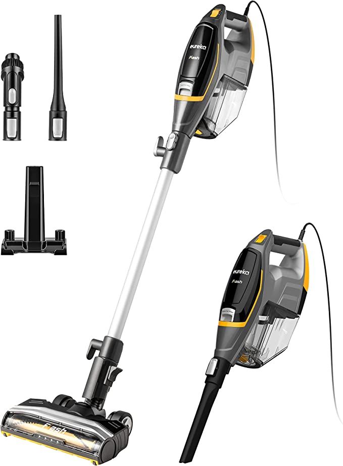 Eureka Flash Lightweight Stick Vacuum Cleaner, 15KPa Powerful Suction, 2 in 1 Corded Handheld Vac... | Amazon (US)