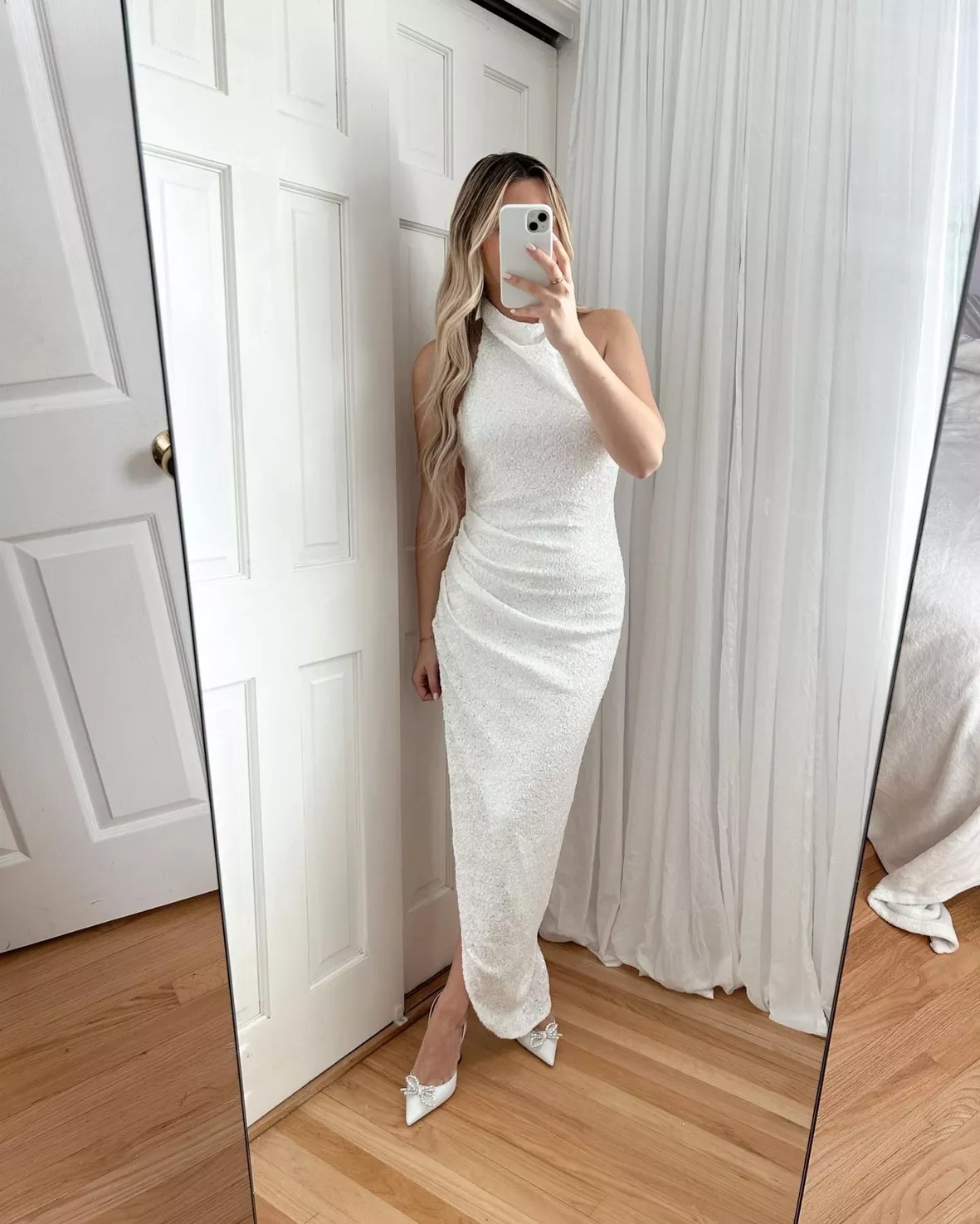 white christmas party dress dresses Feather-Trim Christmas Size Bust Waist Length cm inch cm inch cm inch 0 aagaaa on LTK
