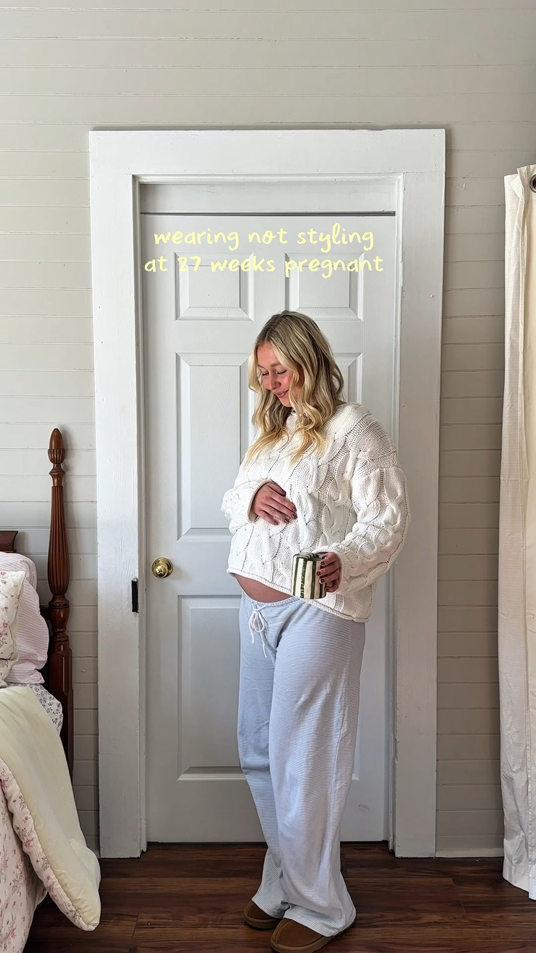 comfy fits always 🤍
code Hillary for the sweater 🫶🏻

#LTKHoliday #LTKBump #LTKSeasonal