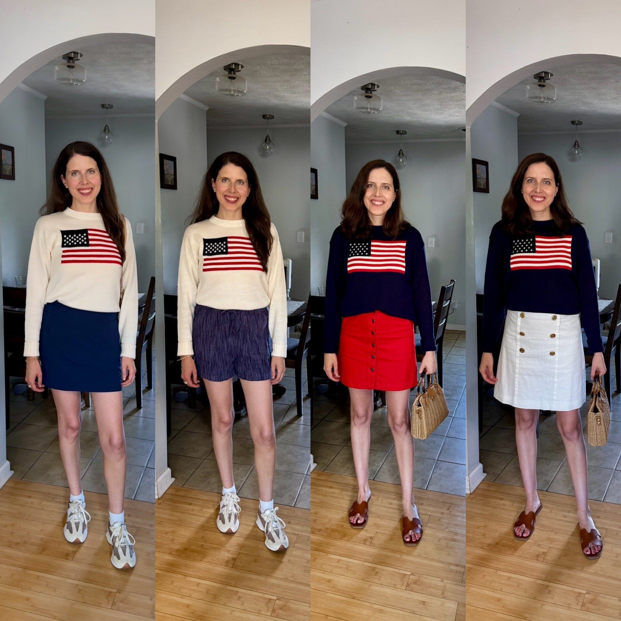 4 ways to wear a flag sweater 🇺🇸

Fourth of July outfit
4th of July outfits

#LTKootd #LTKgrwm #LTKSeasonal