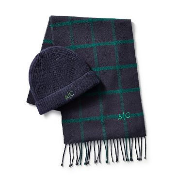 Men's Scarf and Cashmere Beanie Gift Set | Mark and Graham
