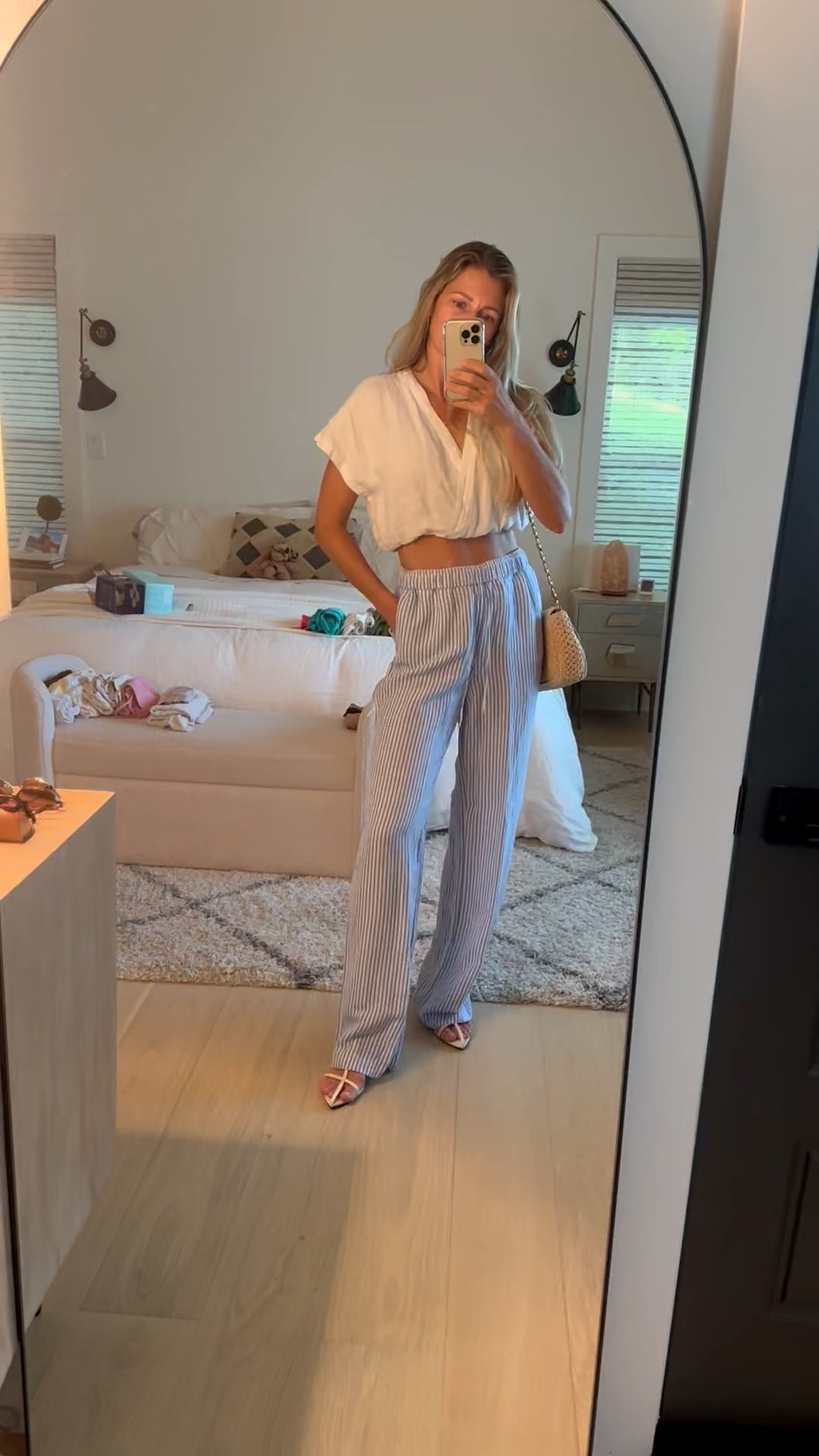 Beachy casual 🩵 🤍 


#LTKTravel #LTKSeasonal #LTKFindsUnder100 #LTKStyleUnder100 #LTKSpringStyle #LTKSummerStyle #LTKBeachStyle #LTKClassics #LTKResort #LTKSaleAlert #SummerOOTD #BeachyVibes #ResortStyle #LinenLover #CoastalStyle #CoastalGrandmotherVibes #StripedPants #LinenTop #AmazonFashionFinds #EtsyFinds #AffordableStyle #RaffiaBag #ItalianStyle #BlueAndWhite #ClassicStyle #EasySummerStyle #VacationWardrobe #ChicAndCasual #RelaxedStyle #SummerCapsule #Under100Style

#LTKFindsUnder100 #LTKSeasonal #LTKTravel