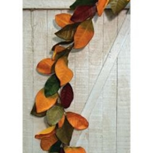 Fall Magnolia Leaves Garland, 5ft | Walmart (US)