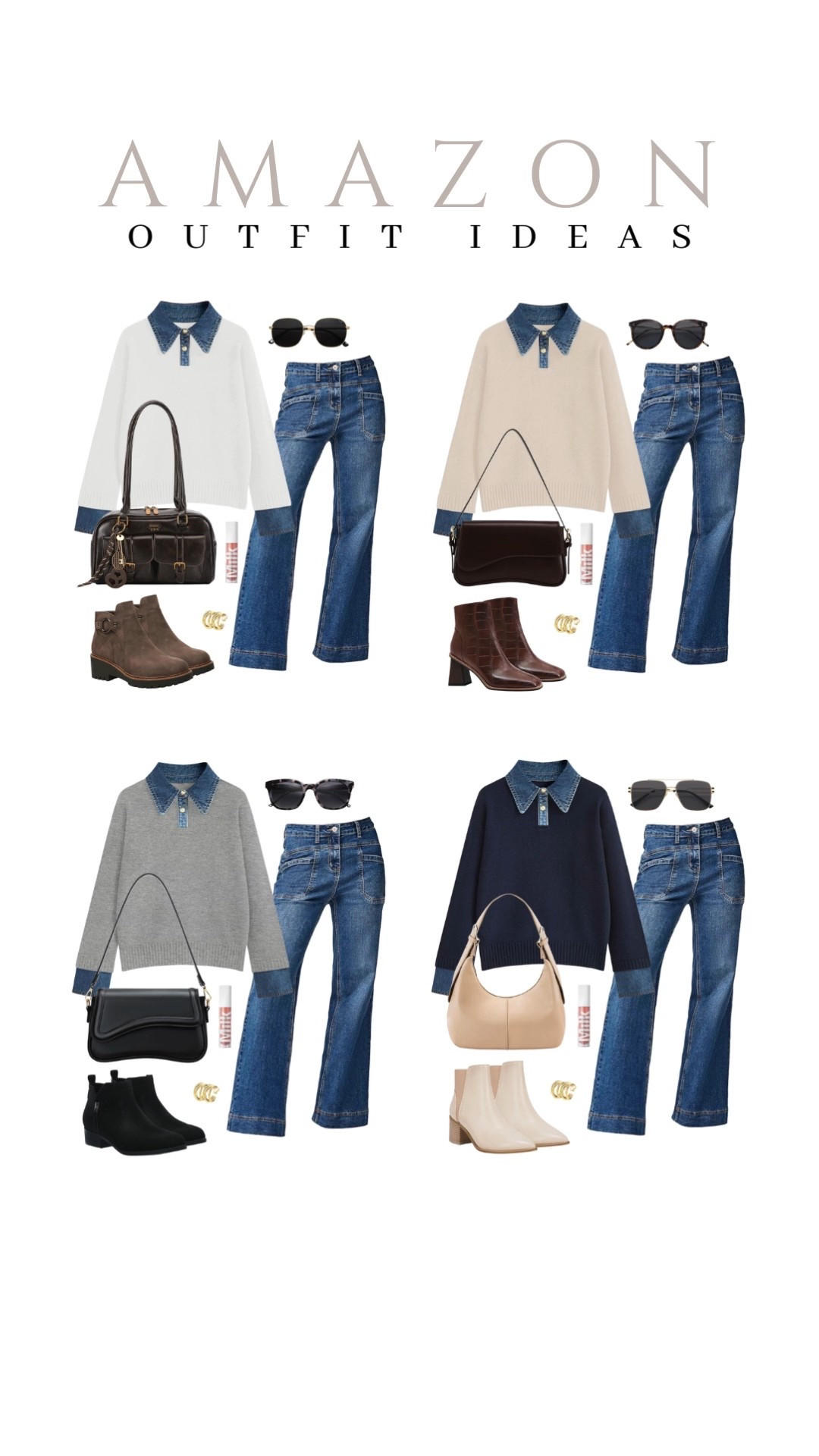 New favorite piece! This button down denim polo pullover makes styling outfits so easy.
square sunglasses, mid heel ankle boots, mini clutch shoulder bag, milk makeup, capsule wardrobe, favorite finds, top picks, mom outfit, everyday style, trendy look, transitional look, viral style, affordable look, amazon favorites, winter to spring fashion, winter to spring style

#LTKU #LTKSeasonal #LTKootd