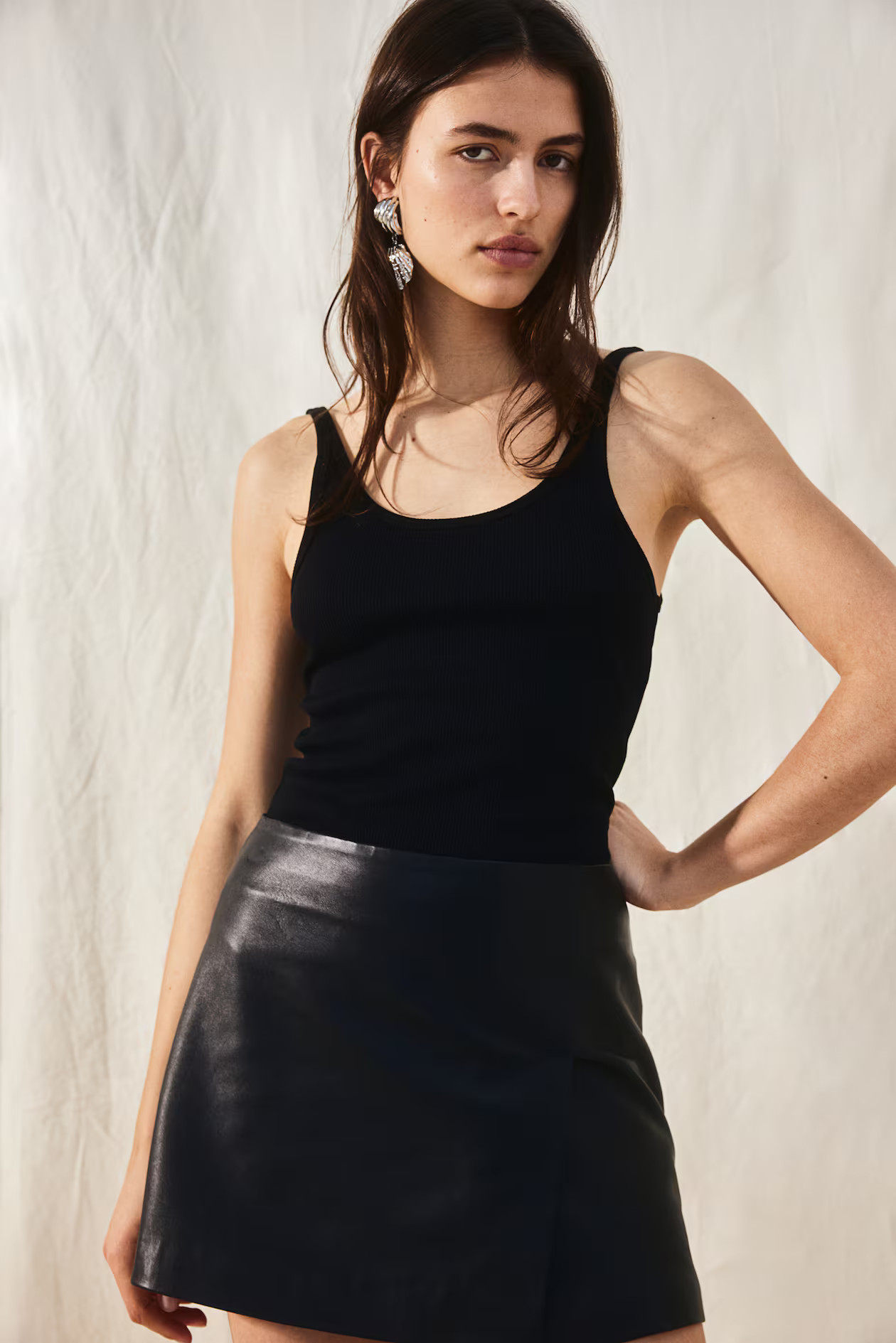 Ribbed vest top | H&M (UK, MY, IN, SG, PH, TW, HK)