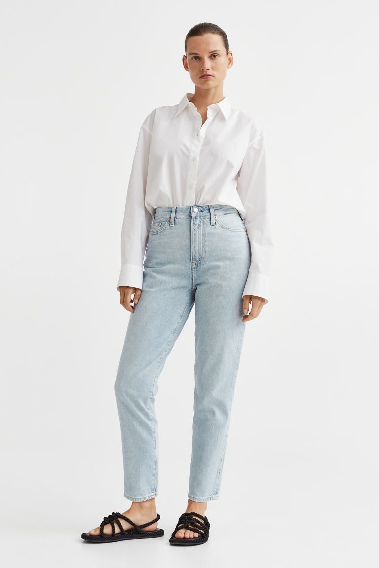 Mom Comfort Ultra High Ankle Jeans | H&M (UK, MY, IN, SG, PH, TW, HK)