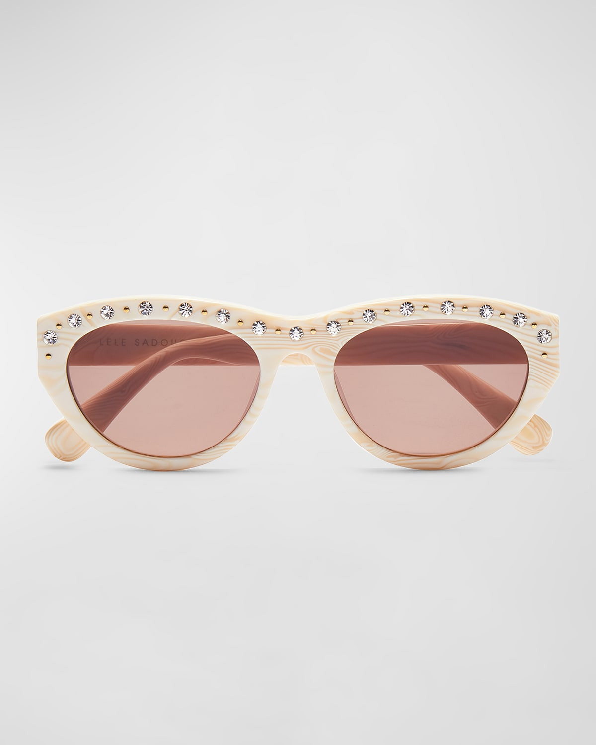 Memphis Embellished Acetate Cat-Eye Sunglasses | Neiman Marcus