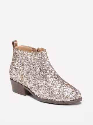Glitter Ankle Booties for Girls | Old Navy (US)