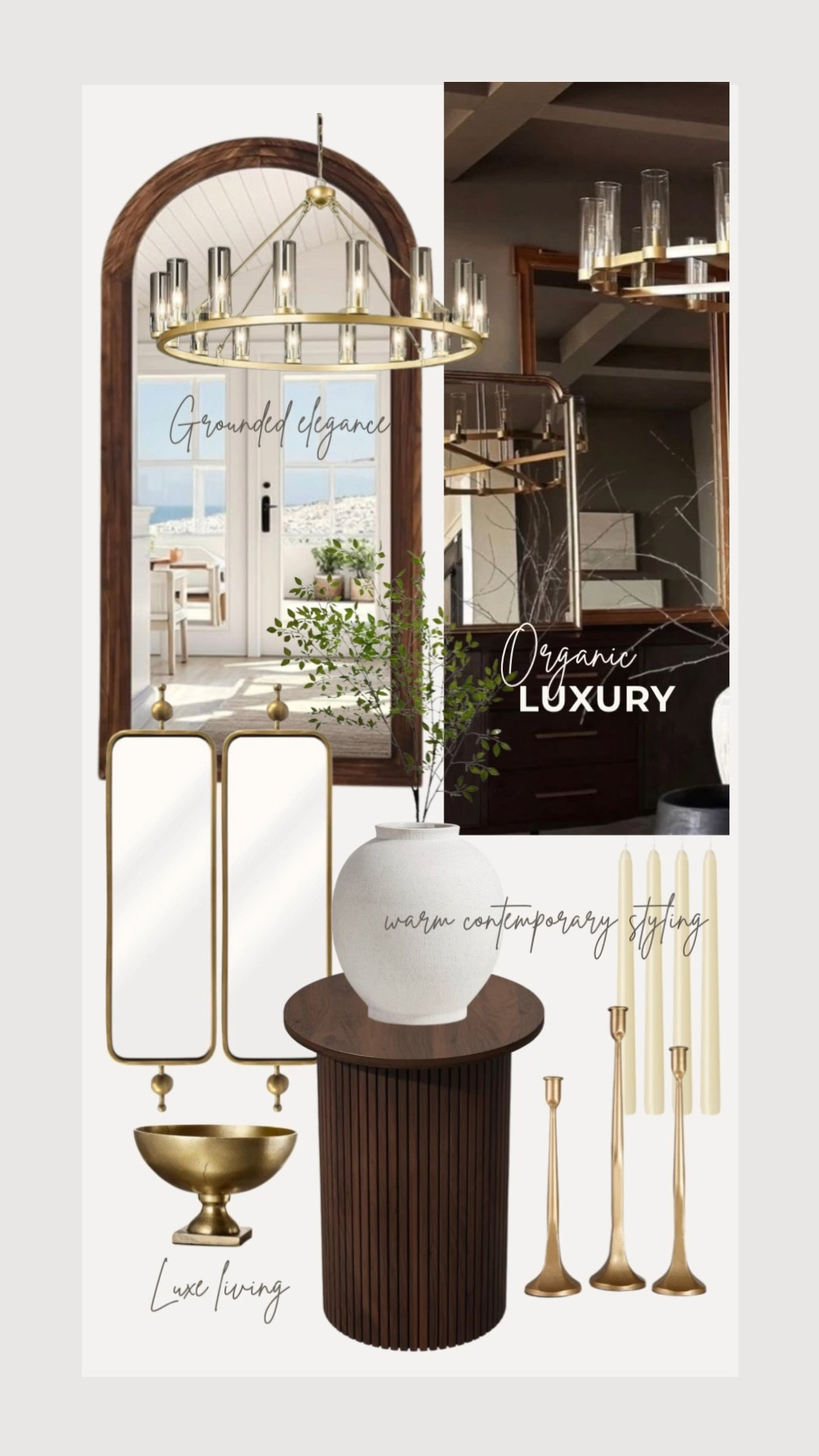 Organic Luxury Home Decor
A blend of modern simplicity and natural warmth, featuring white and creamy neutrals, dark brown wood furniture, and soft gold accents. Sculptural textures and timeless materials create a serene, elevated space that feels effortlessly refined.

#LTKCanada

#LTKSeasonal #LTKHome #LTKSaleAlert