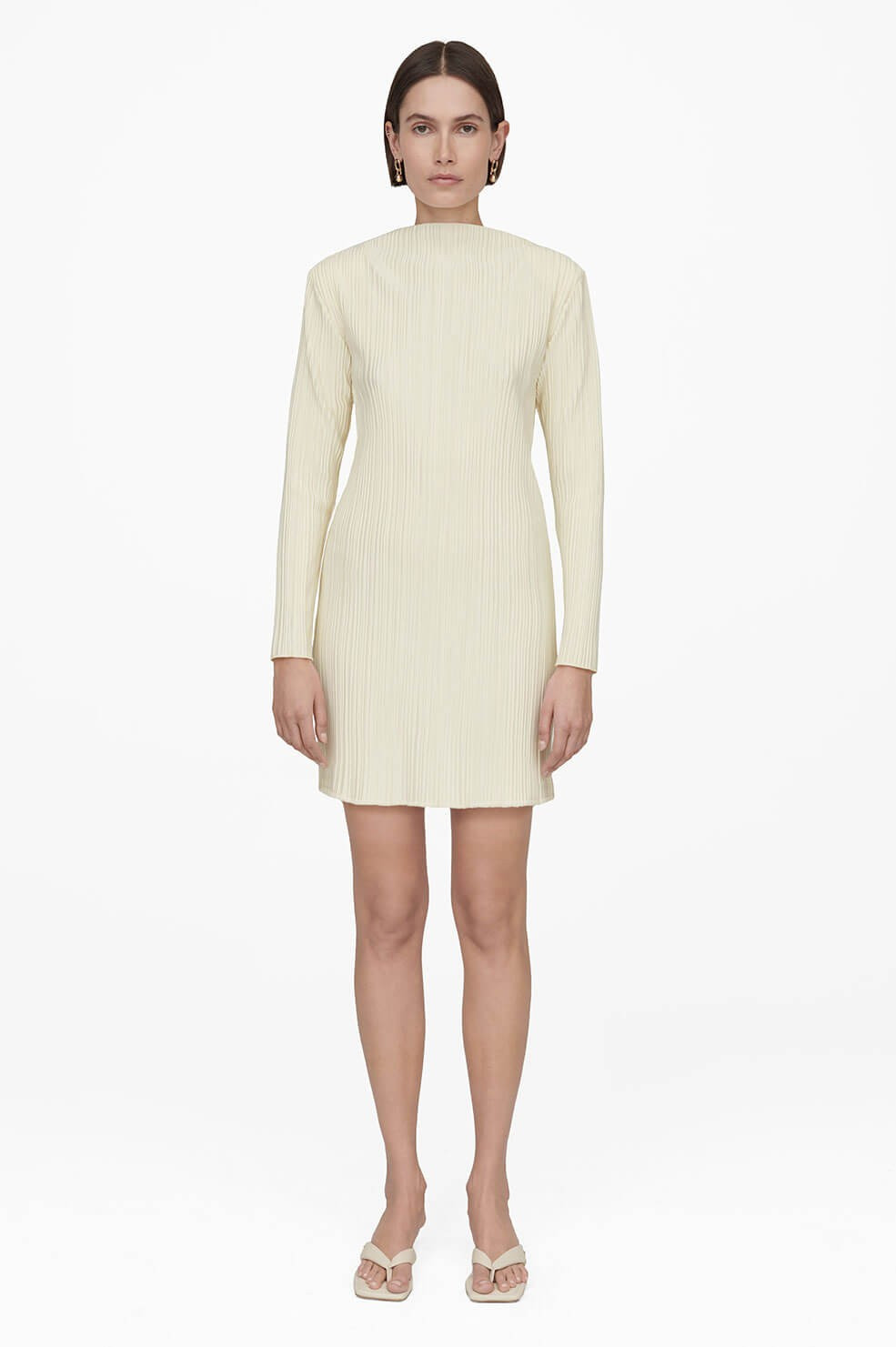 ANINE BING Kira Dress in Buttercream | Anine Bing