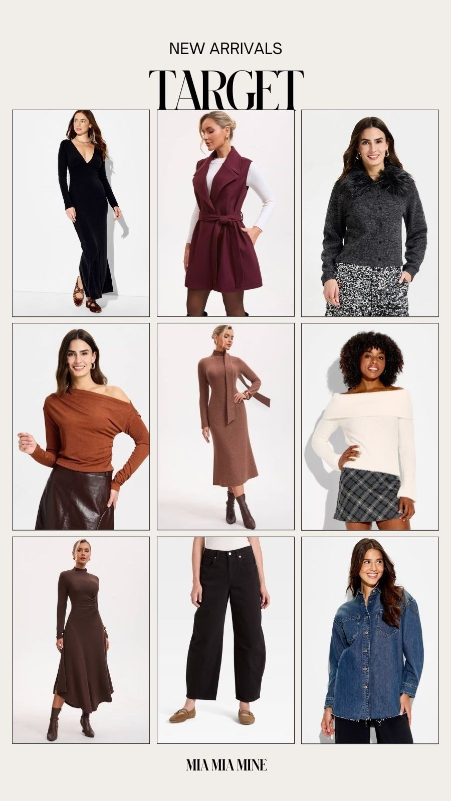 Target style picks
Shop sweater dresses, fur trim cardigan, off the shoulder sweaters and winter outfits under $50



#LTKFindsUnder50 #LTKSeasonal #LTKFindsUnder100