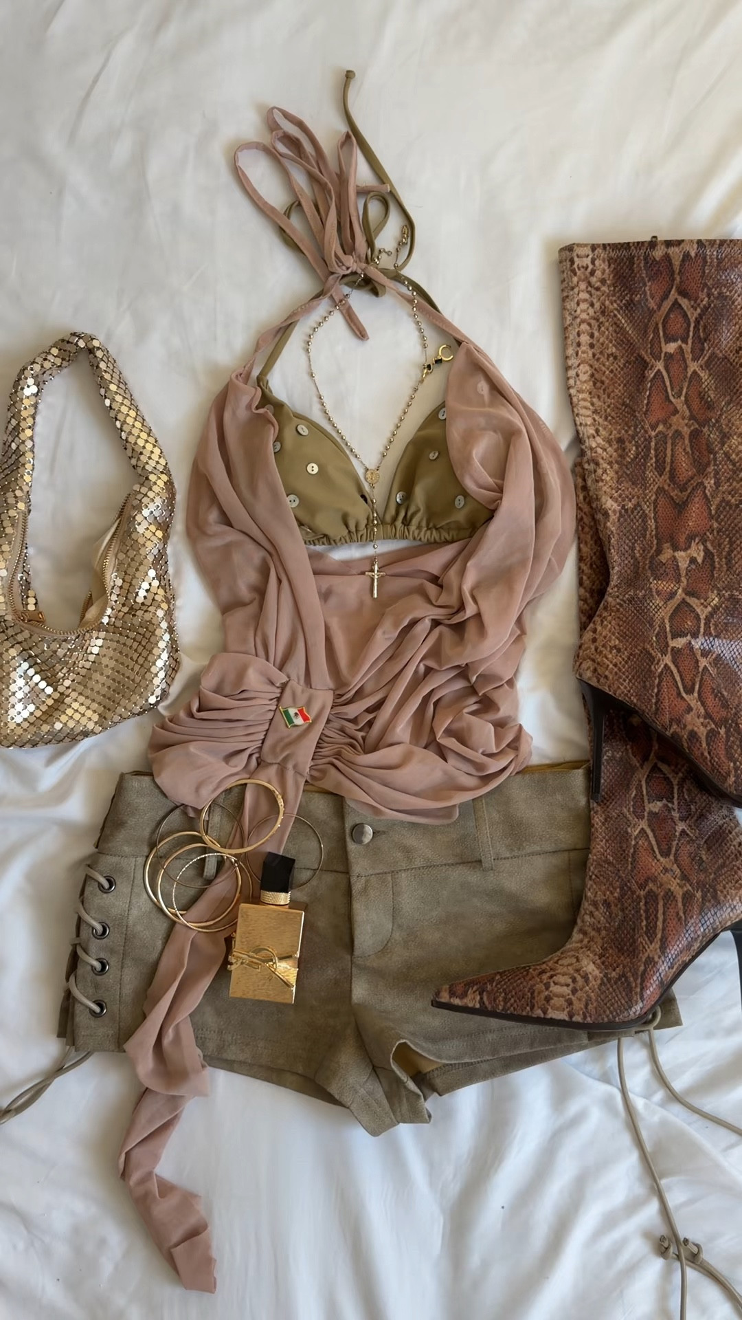 Coachella Mexican rave girl outfit Boho chic summer ￼

#LTKTall