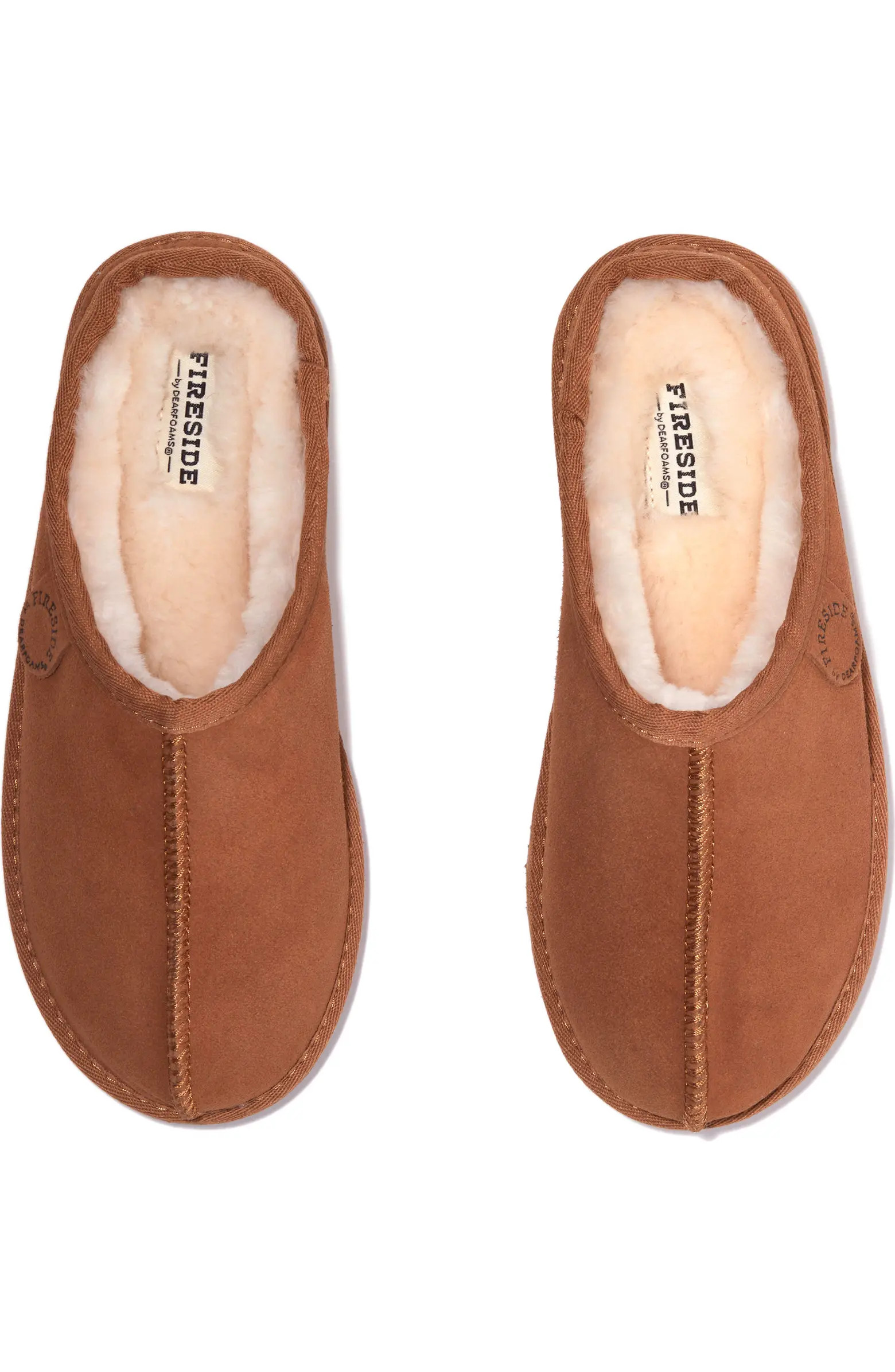 Fireside Greta Genuine Shearling Clog Slipper (Women) | Nordstrom