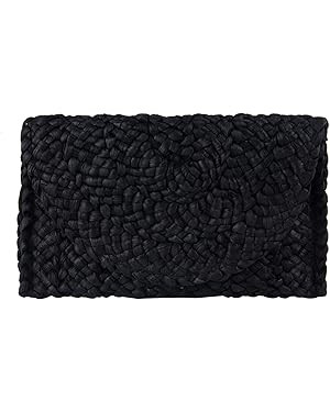 Freie Liebe Straw Clutch Purses for Women Summer Beach Bags Envelope Woven Clutch Handbags | Amazon (US)