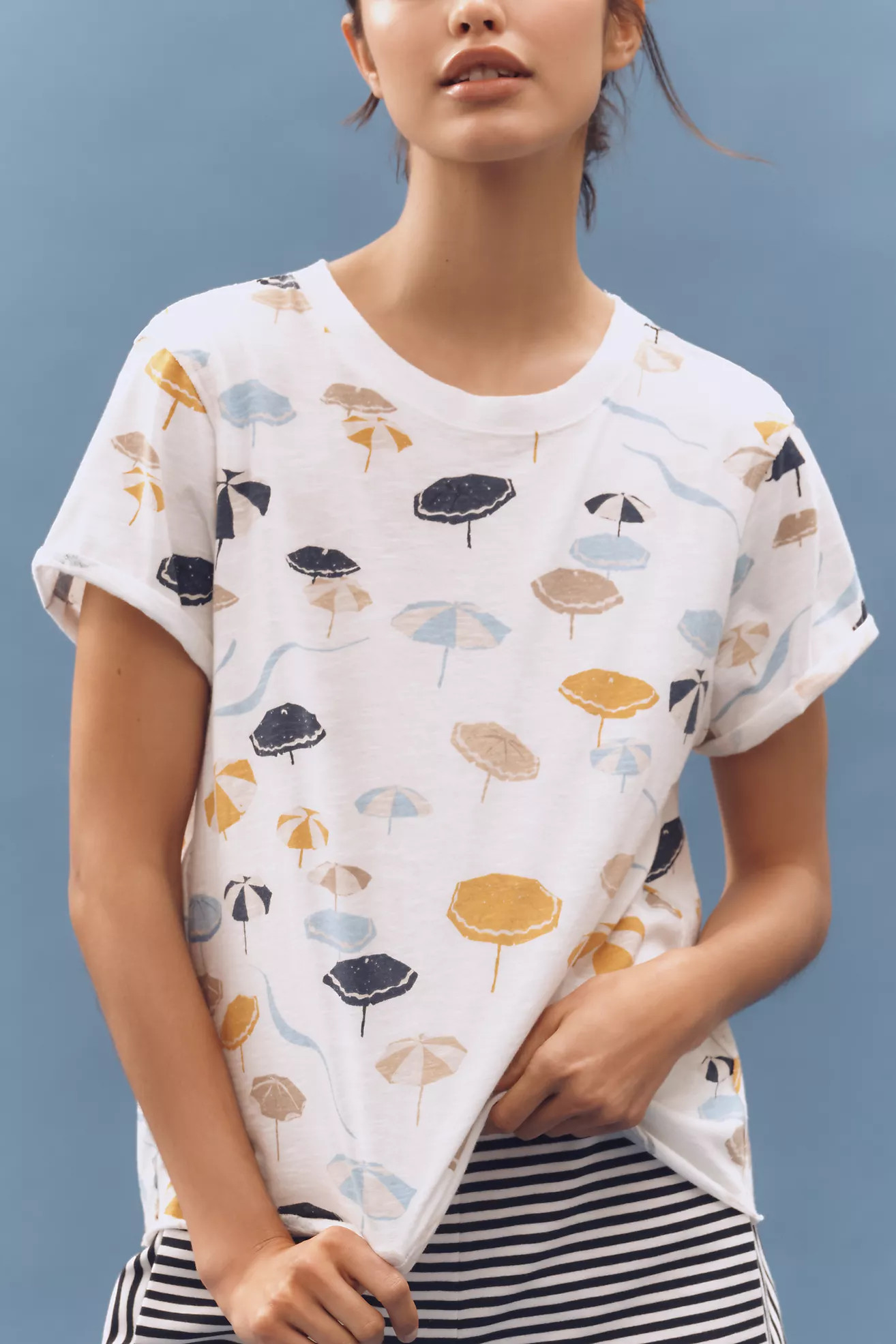 The Caitlin Boxy Tee by Maeve: Agathe Marty Edition | Anthropologie (US)