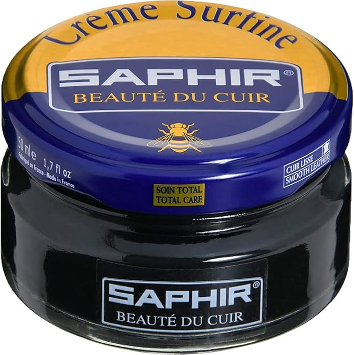 Saphir Creme Surfine Pommadier Shoe Polish - Beeswax Cream for Leather Products | Amazon (US)