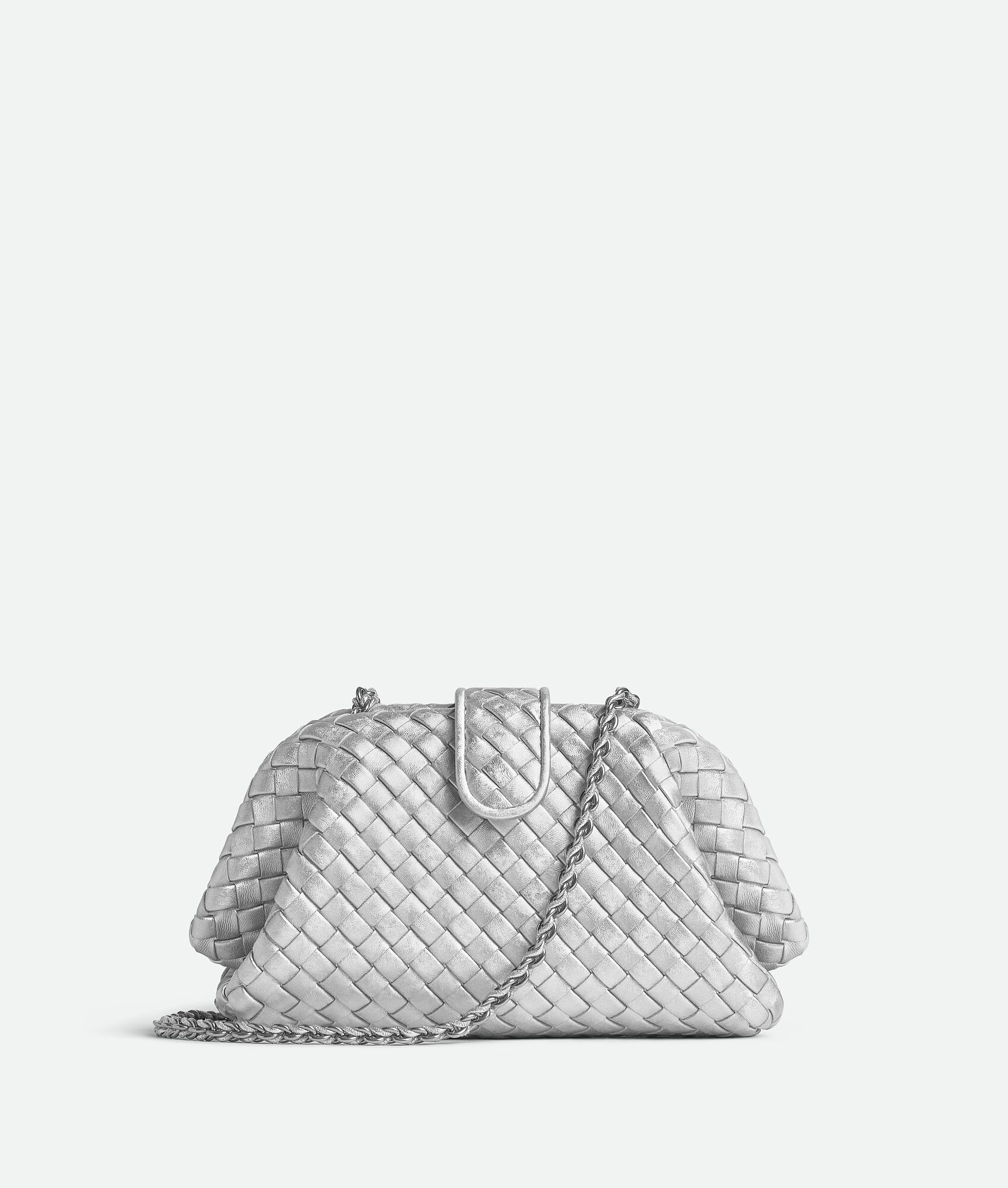 Women's Small Lauren 1980 in Silver | Bottega Veneta GB | Bottega Veneta